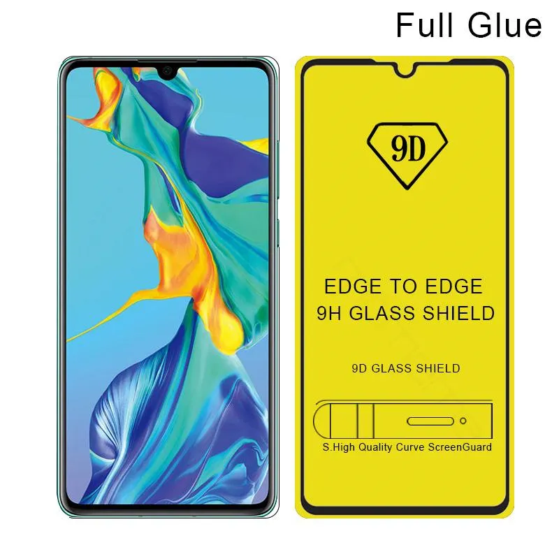 9D Cover Tempered Glass Full Glue 9H Screen Protector for iPhone 15 14 Pro Max 13 12 11 XS XR X 8 Samsung S23 S22 S20 FE S21 Plus A53 A73 5G A03 CORE A21S A04 A14 A34 A54 5G