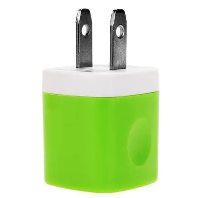 Colorful 1A USB Wall Charger Adapter for iPhone 5 6 7 Samsung S6 S7