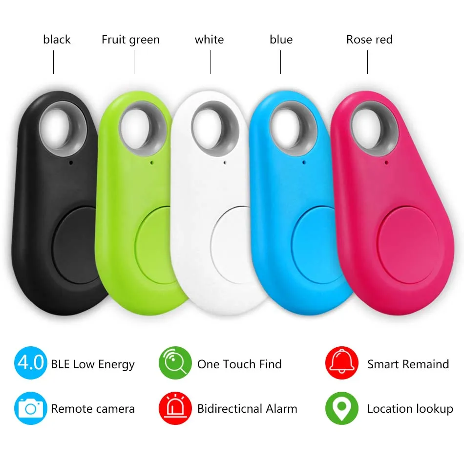 iTag Mini Bluetooth 4.0 GPS Tracker: Pet, Kids, and Item Locator with Anti-Lost Alarm - Retail Box