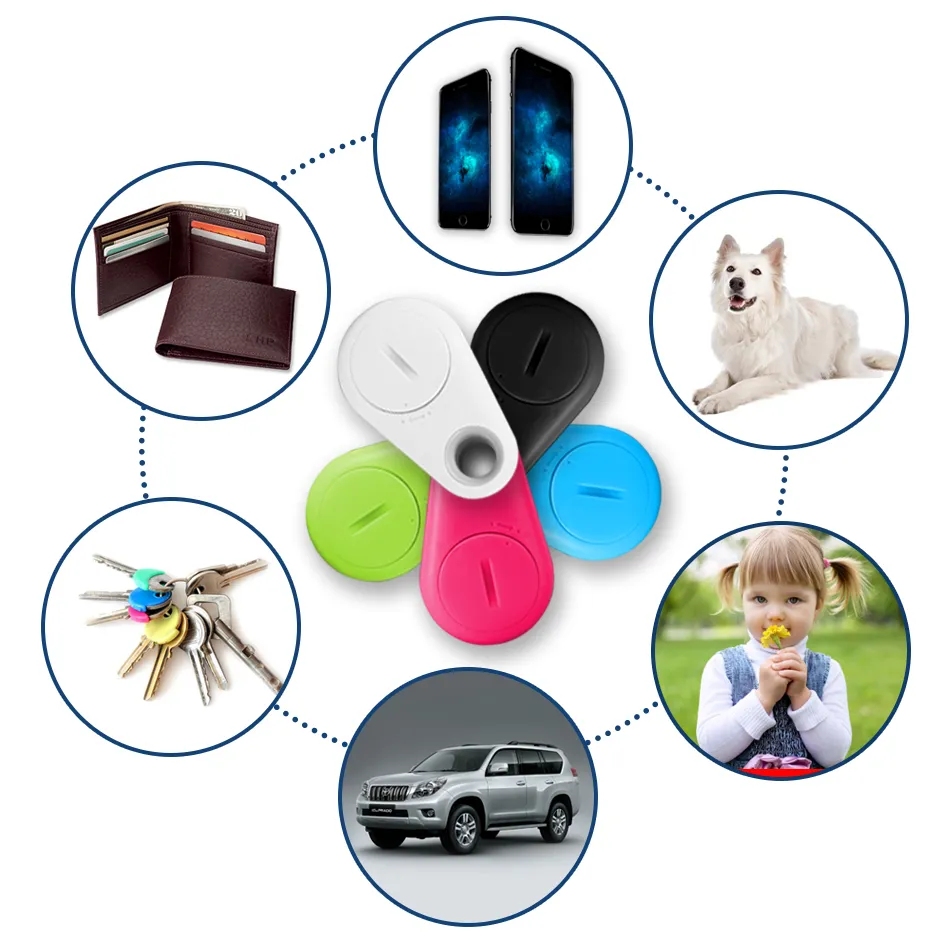 iTag Mini Bluetooth 4.0 GPS Tracker: Pet, Kids, and Item Locator with Anti-Lost Alarm - Retail Box