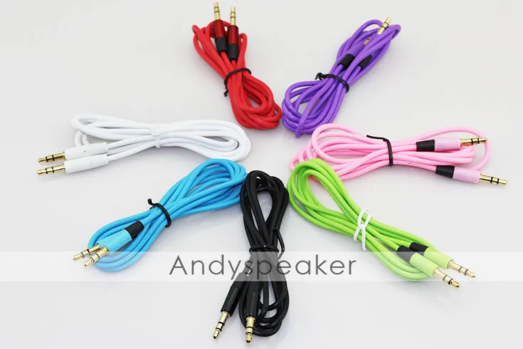 3.5mm Male to Male Auxiliary Audio Cable, 1.2M Stereo Car Extension Cord for Digital Devices