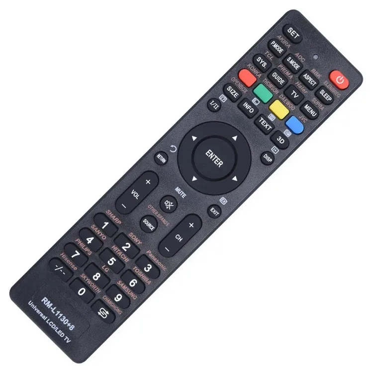 RM-L1130 Universal Remote Control - Multi-Brand LCD/LED TV Replacement for Samsung, LG, Sony, Panasonic, Philips