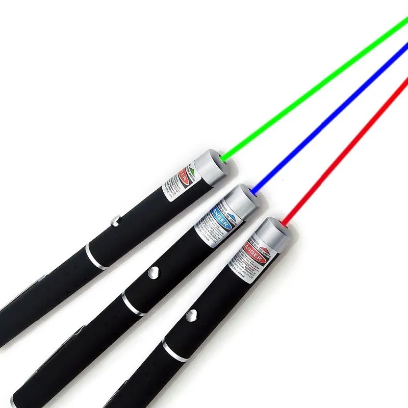 532nm 650nm 405nm 5mW Green Blue Purple Red Laser Pointer Pen Stylus Beam Light Lights