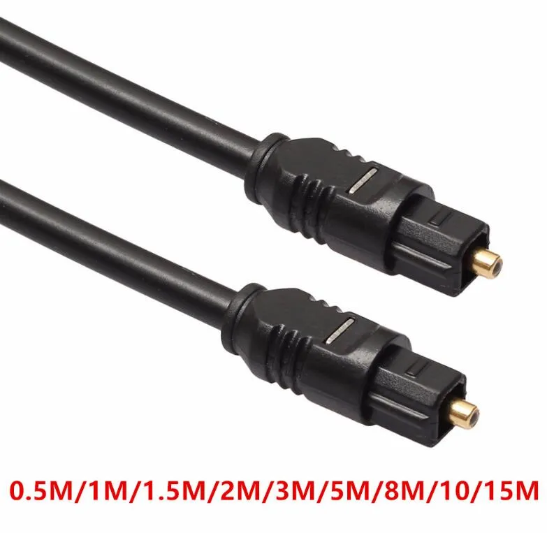 Durable 2.2mm OD Fiber Optic Digital Audio Optical Cable Toslink SPDIF Cord for DVD VCR CD Player HI-FI Speaker