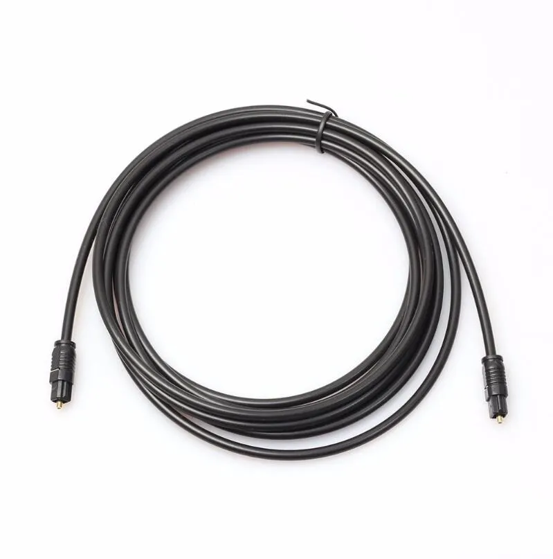 Durable 2.2mm OD Fiber Optic Digital Audio Optical Cable Toslink SPDIF Cord for DVD VCR CD Player HI-FI Speaker