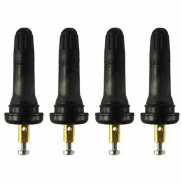 Universal TPMS Tire Pressure Monitoring System Tire Valve Stems, Anti-explosion Snap-in Tire Valve Stems, Rubber+Metal