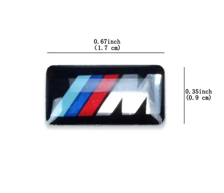 3D M Sport Badge Sticker for BMW M Series Car Styling Decals Logo Emblem for bmw M1 M3 M5 M6 X1 X3 X5 X6 E34 E36 E6