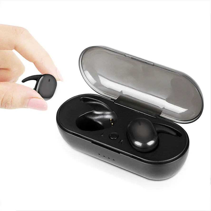 Y30 Wireless Headset Sports Button Mini Bluetooth Earbuds 5.0 Touch Earphone with Microphone