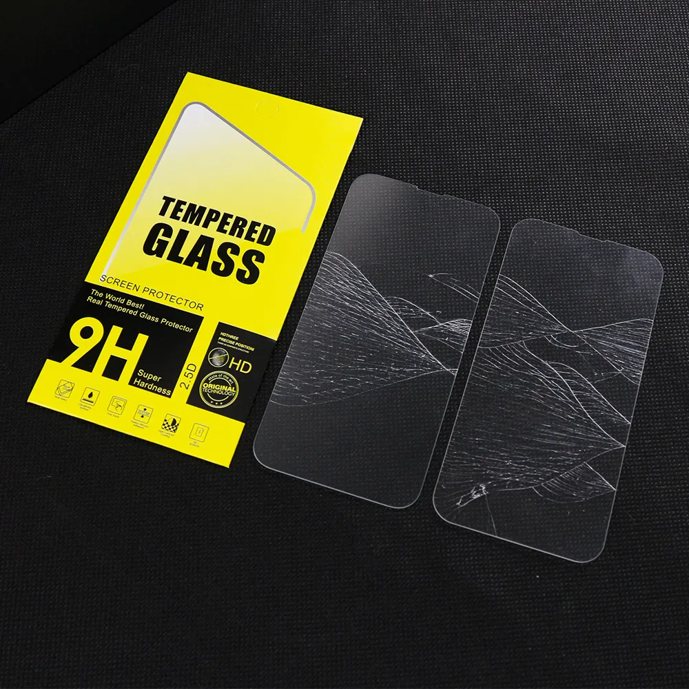 Tempered Glass Screen Protector for iPhone 15 14 13 12 Mini 11 Pro Max X Xs Max 8 7 6 Plus Samsung A71 A21 LG stylo 6 Aristo 5