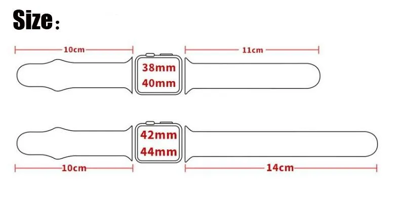 Floral Silicone Printed Straps for Apple Watch Bands, 38mm 40mm 42mm 44mm iWatch Series 1 2 3 4