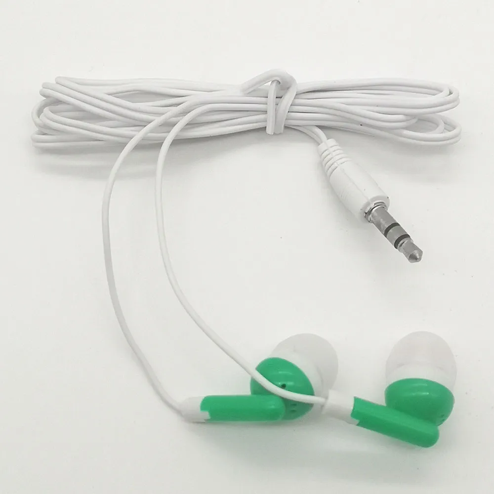 Wholesale Bulk Disposable Earbuds - Wired Earphones for Schools, Libraries, Hospitals, Theatres, and Museums