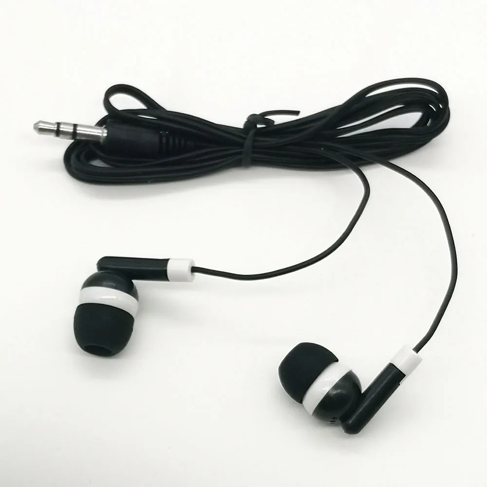 Wholesale Bulk Disposable Earbuds - Wired Earphones for Schools, Libraries, Hospitals, Theatres, and Museums