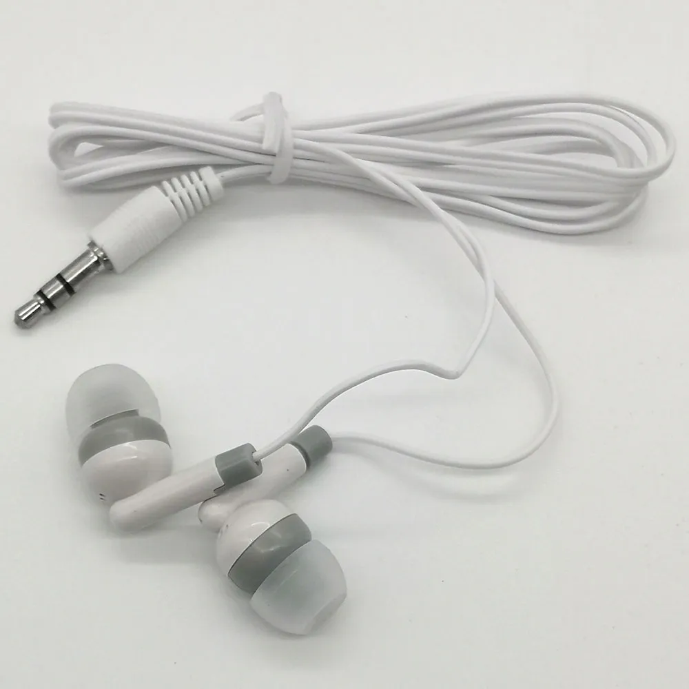 Wholesale Bulk Disposable Earbuds - Wired Earphones for Schools, Libraries, Hospitals, Theatres, and Museums