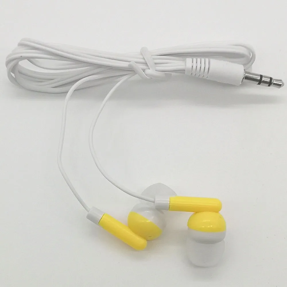 Wholesale Bulk Disposable Earbuds - Wired Earphones for Schools, Libraries, Hospitals, Theatres, and Museums