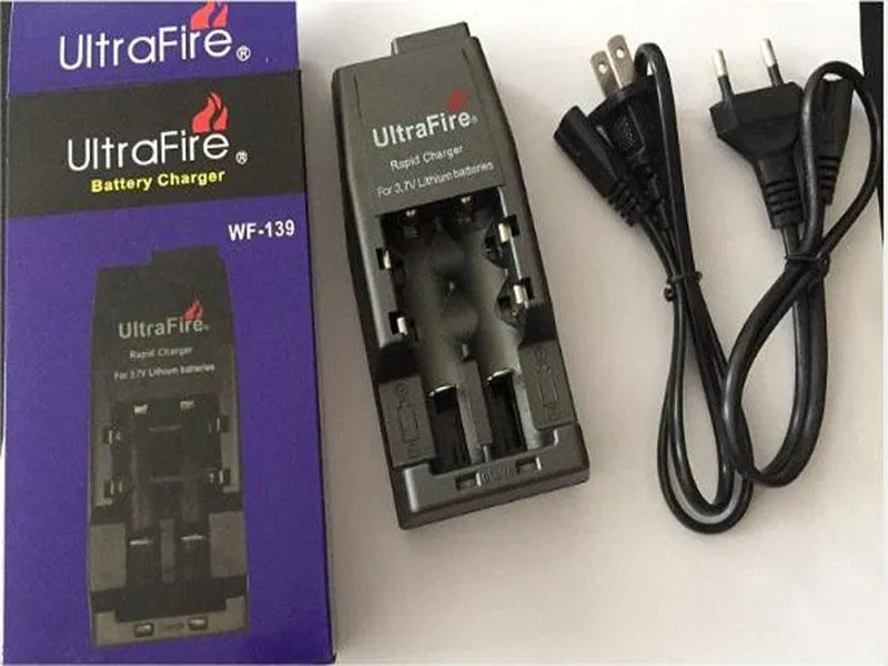 Ultrafire WF-139 Smart Battery Charger for 18650 18500 17670 16340 14500 10440 Li-ion Rechargeable Batteries