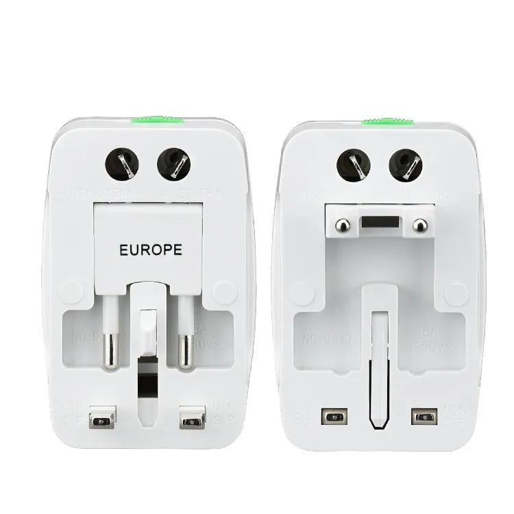 Universal Power Plug Adapter, All-in-One AC Power Charger with AU US, UK EU Converters