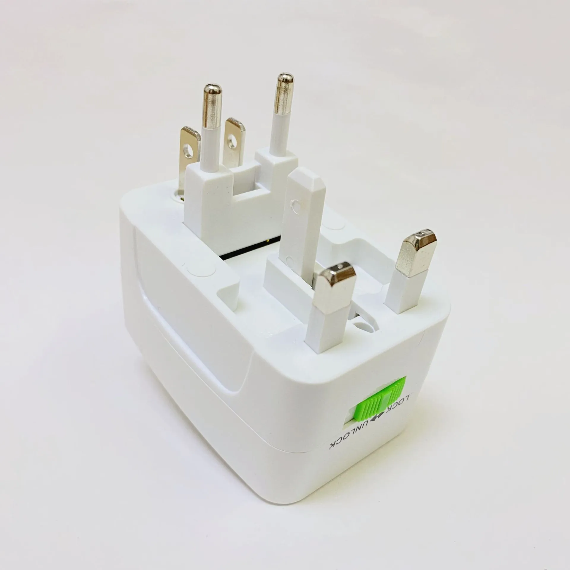 Universal Power Plug Adapter, All-in-One AC Power Charger with AU US, UK EU Converters