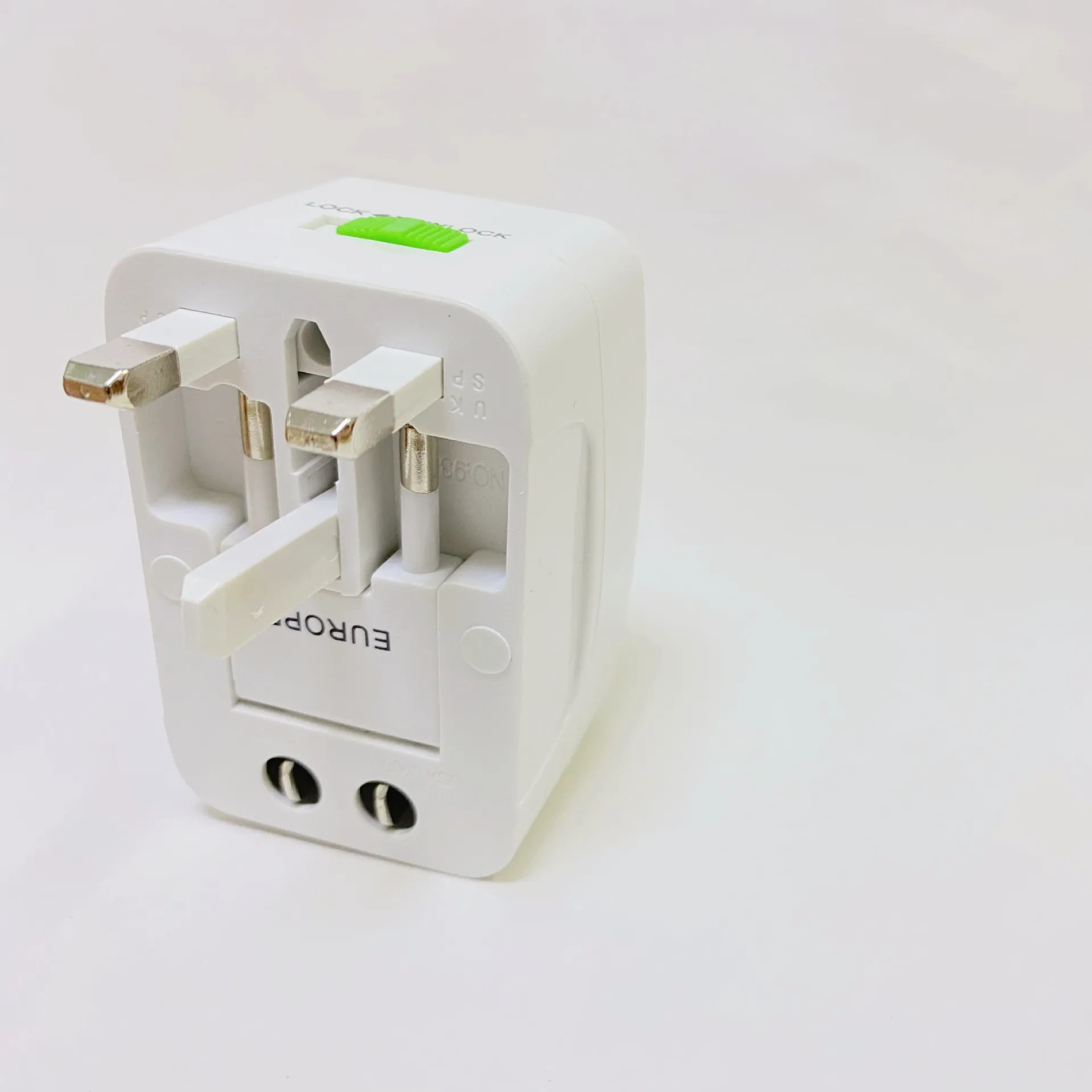 Universal Power Plug Adapter, All-in-One AC Power Charger with AU US, UK EU Converters