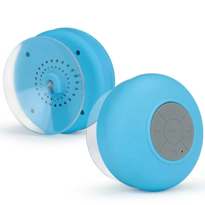 Mini Waterproof Bluetooth Speaker, Portable With Handsfree Suction Cup Speaker