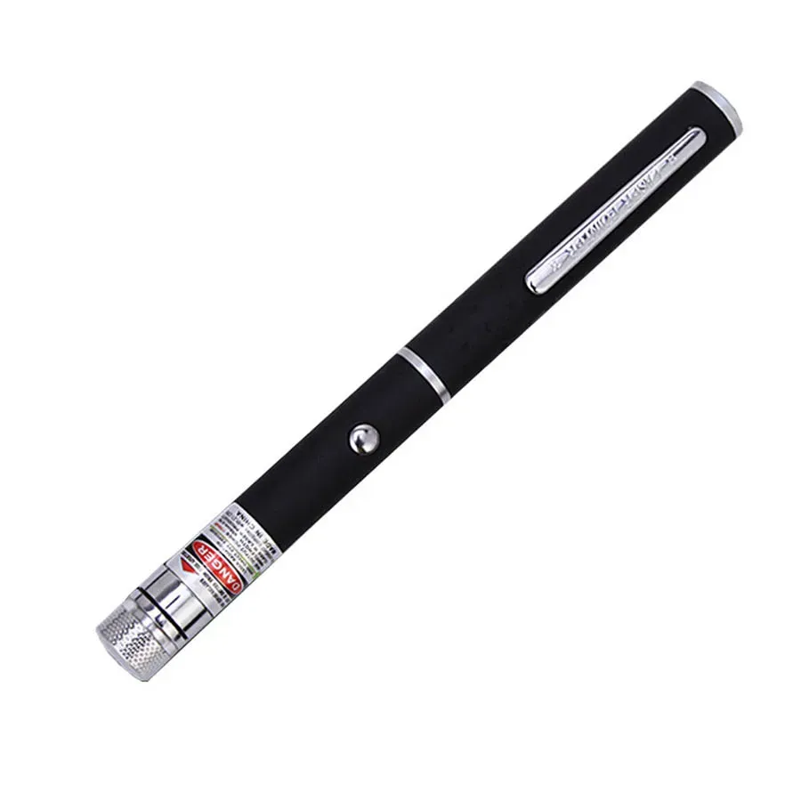 Green Laser Pointer Pen with Star Projector Cap - Dual Functionality, Portable Design