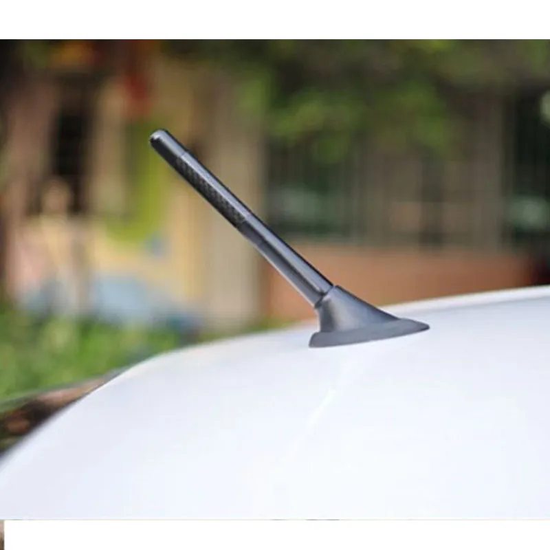 Car Styling 4.7 inch Carbon Fiber Car Antenna Aerials for Ford focus 2 and 3 fiesta, kuga, ecosport,Mazda 2 3 6 MX-5 Miata RX-8