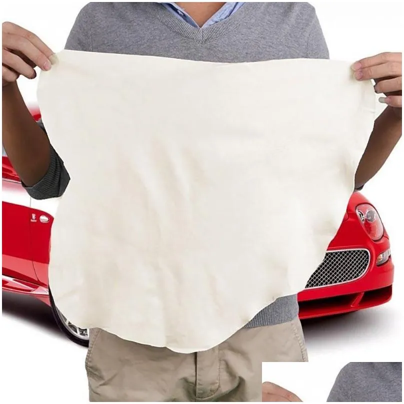 60x80cm auto towel care natural chamois leather cleaning genuine wash suede absorbent quick dry streak lint car 40cm 50cm 60cm glasses